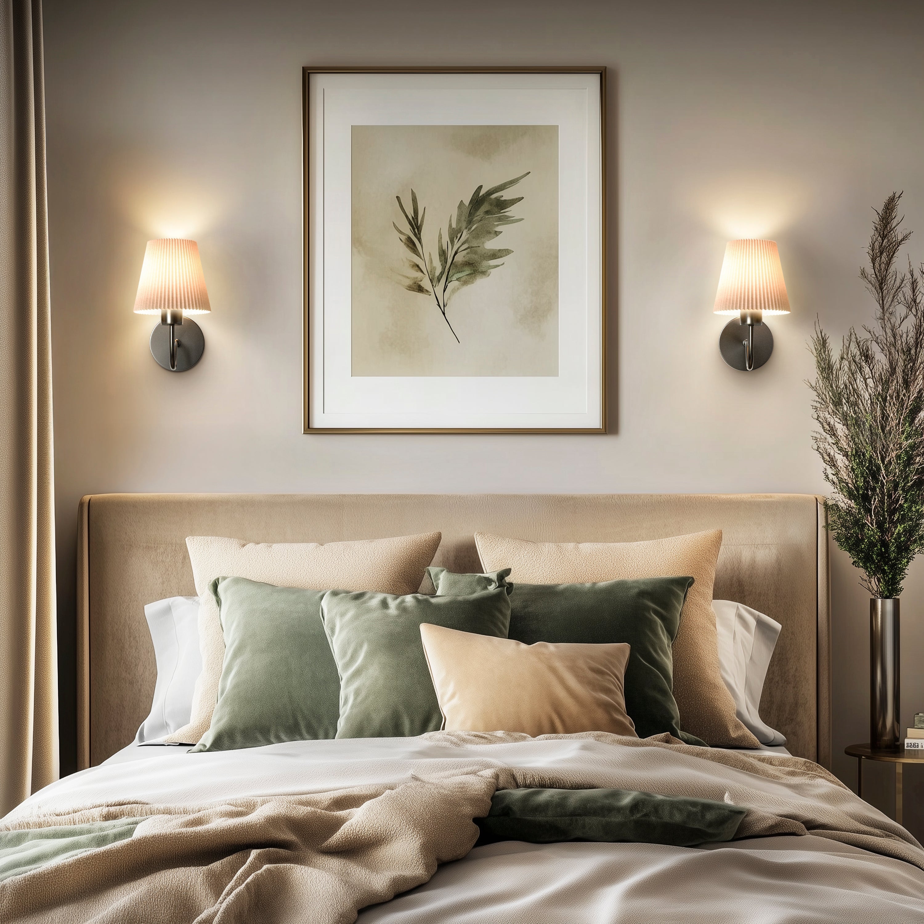 Curved Wireless Wall Sconce | Modern Minimalist Light