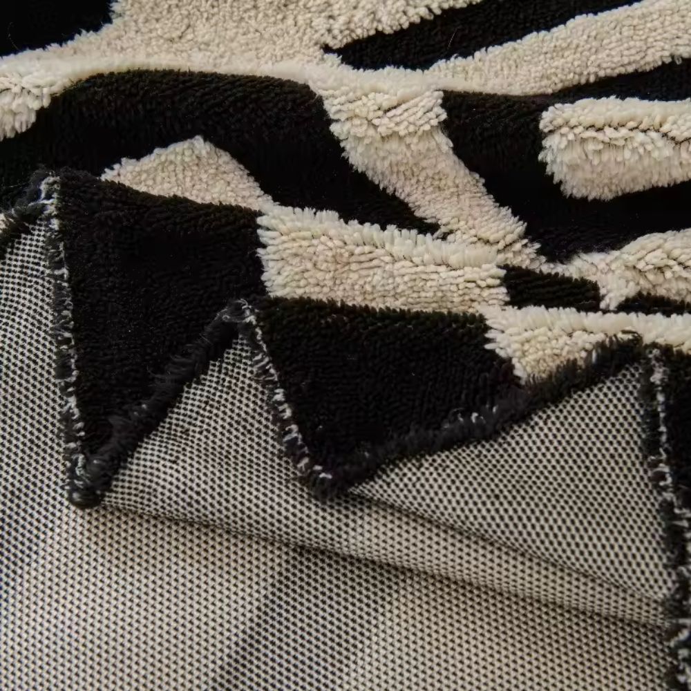 Luxury Urban Maze Sofa Cover | Modern Velvet Texture and Protection