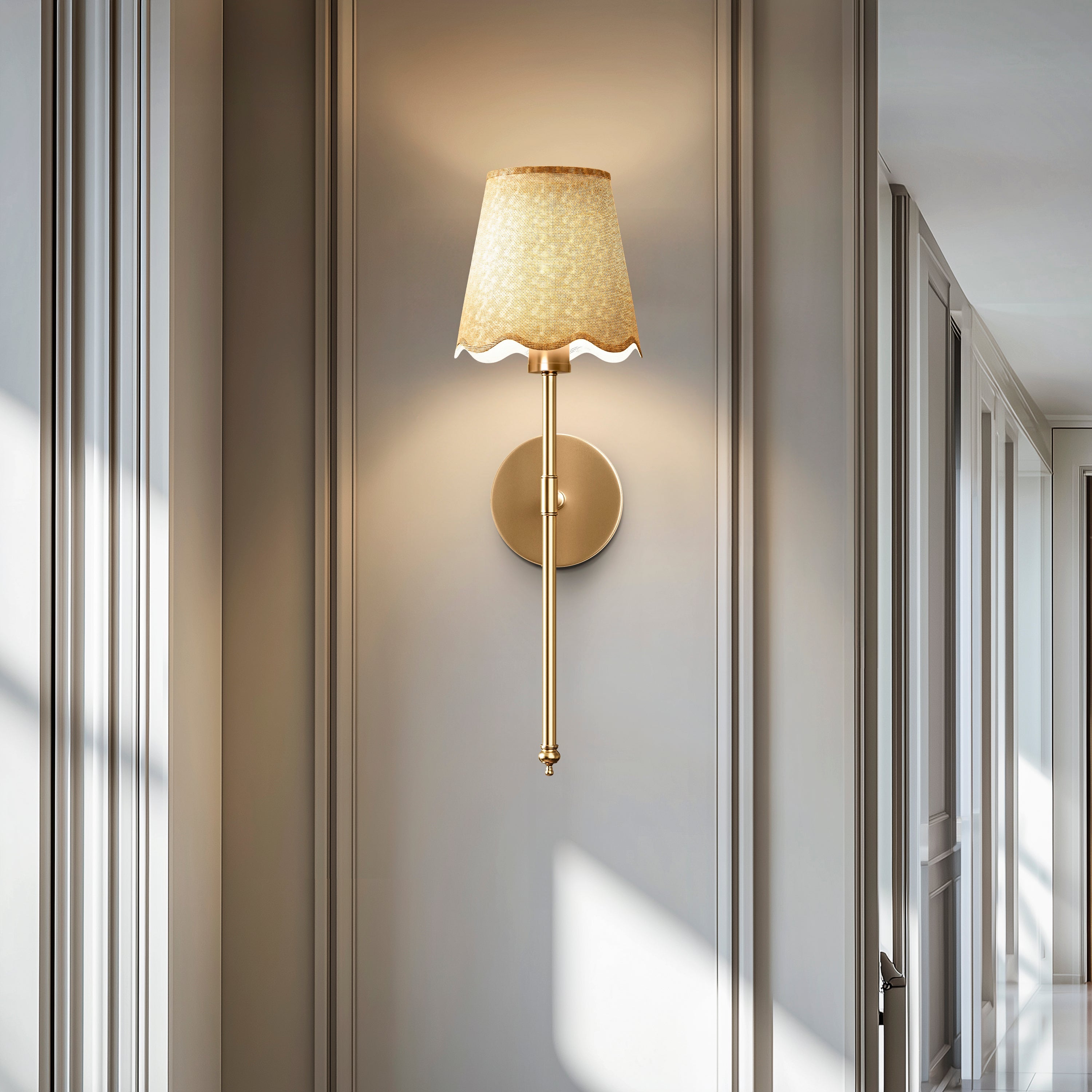 Wireless Boho Wall Sconces | Set of 2 Natural Lights