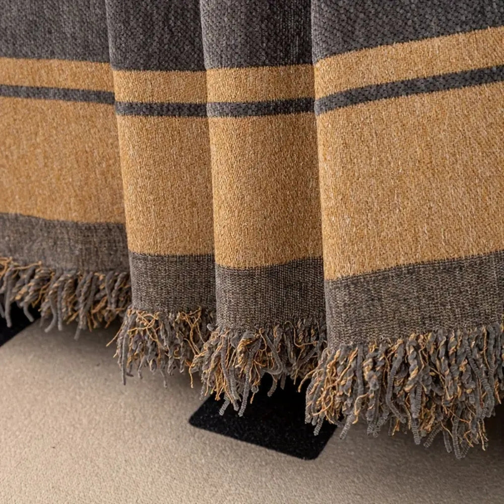 Safari Tiger Chenille Sofa Cover | Reversible Wild Style and Comfort