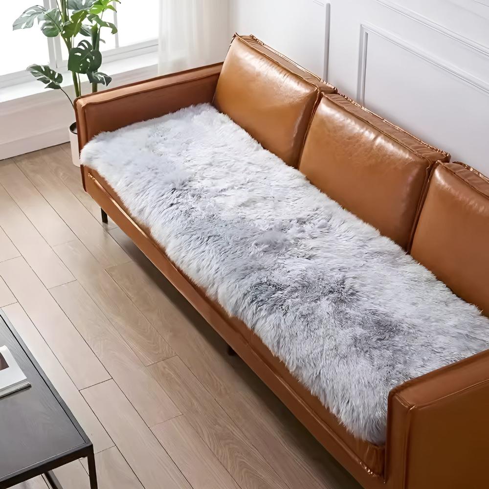 Faux Fur Plush Couch Cover | Soft Luxury Protection for Everyday Living