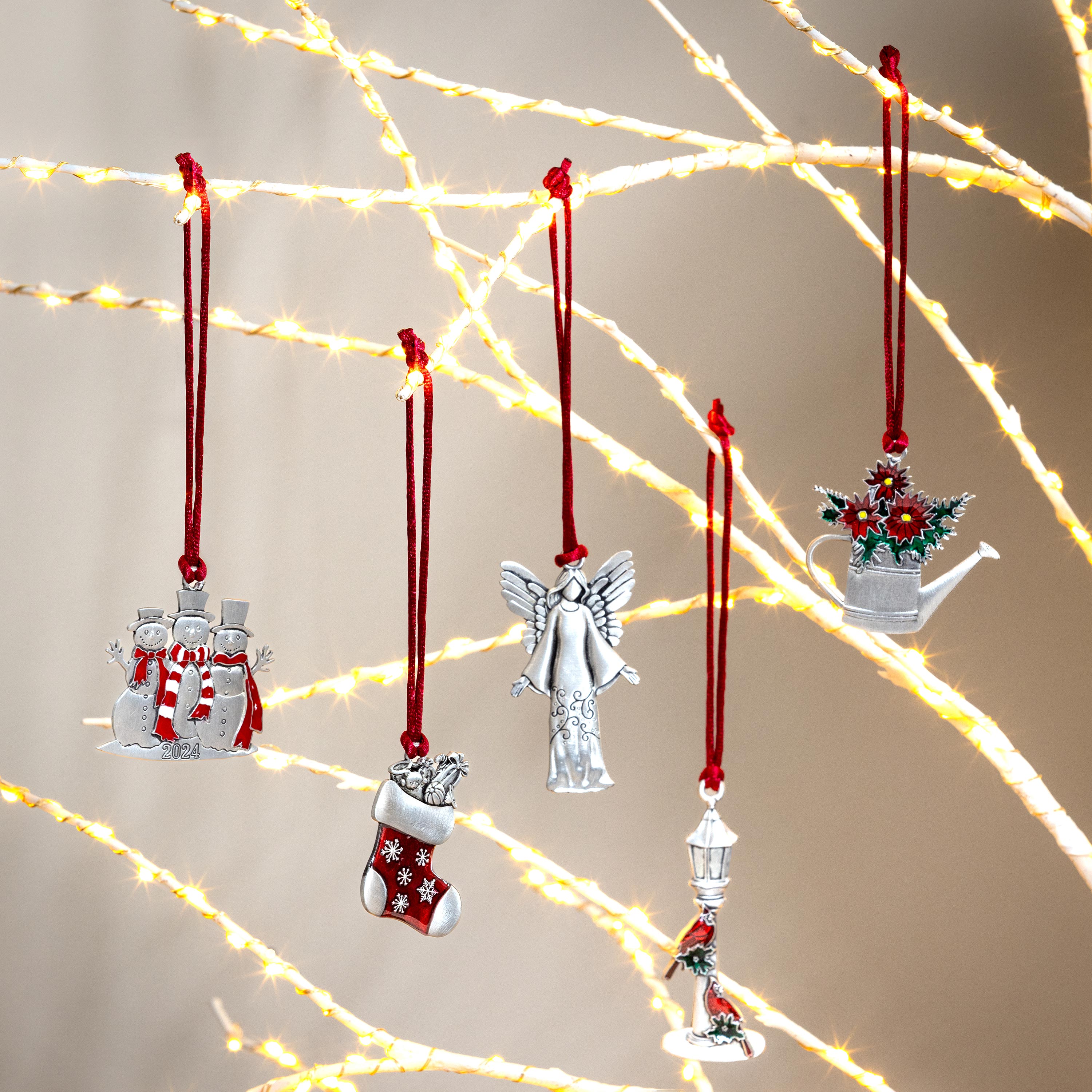 Solid Pewter Angel Ornament | Joyful Traditions Design