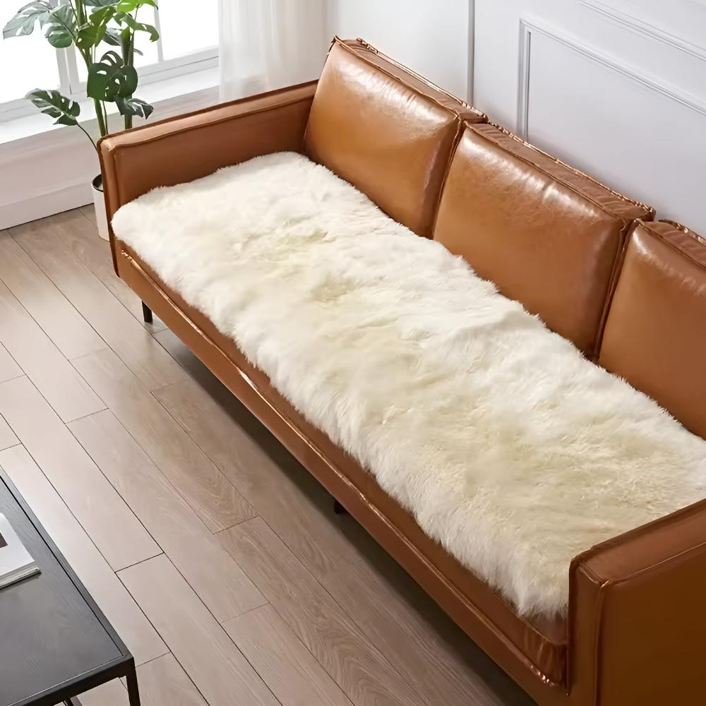 Faux Fur Plush Couch Cover | Soft Luxury Protection for Everyday Living