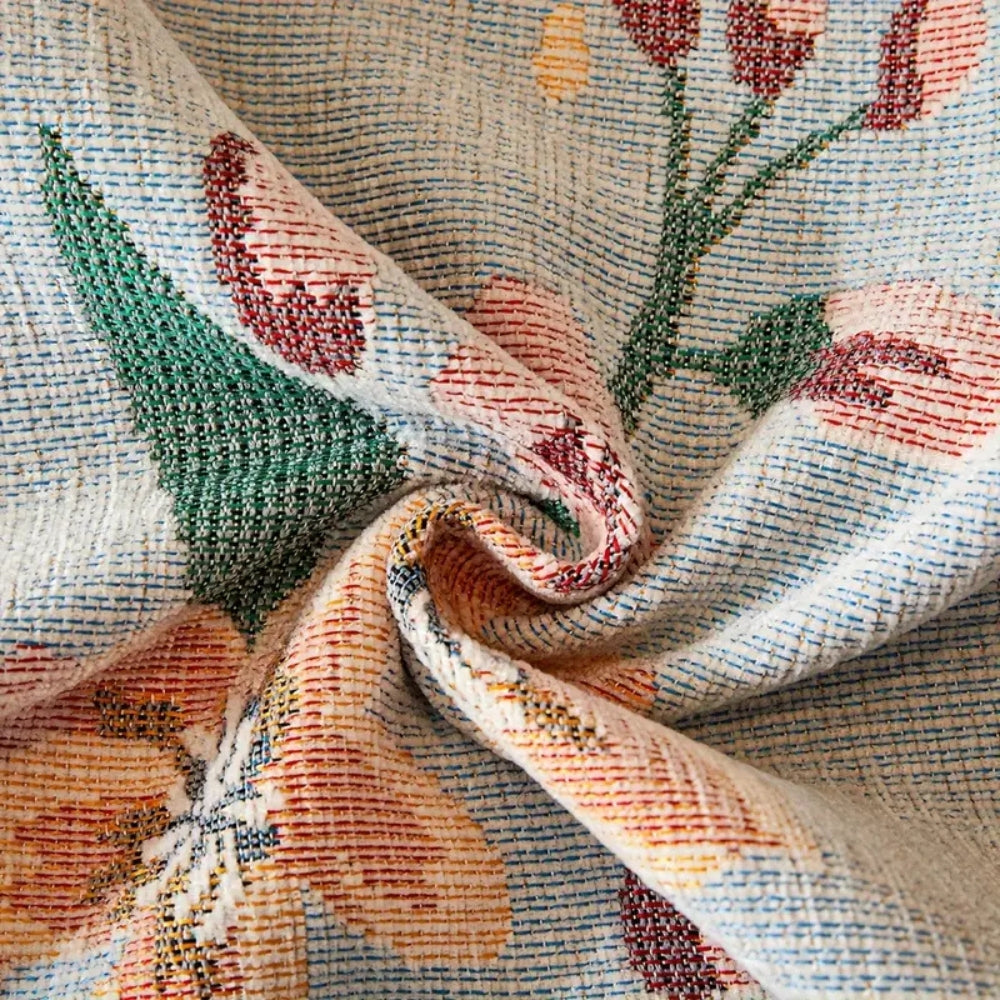 Amara Floral Reversible Sofa Cover | Elegant Double-Sided Comfort for Every Home