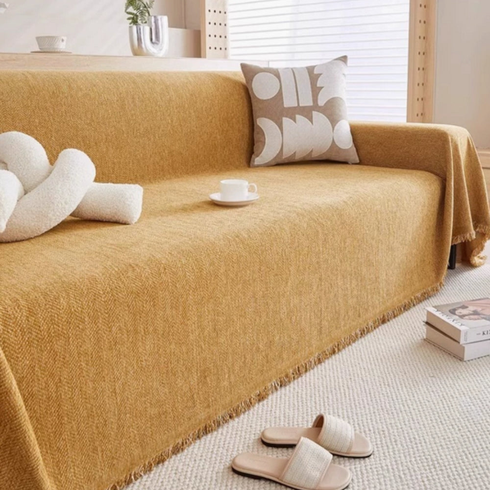 Minimalist Waterproof Sofa Cover | Modern Style with Pet-Friendly Design