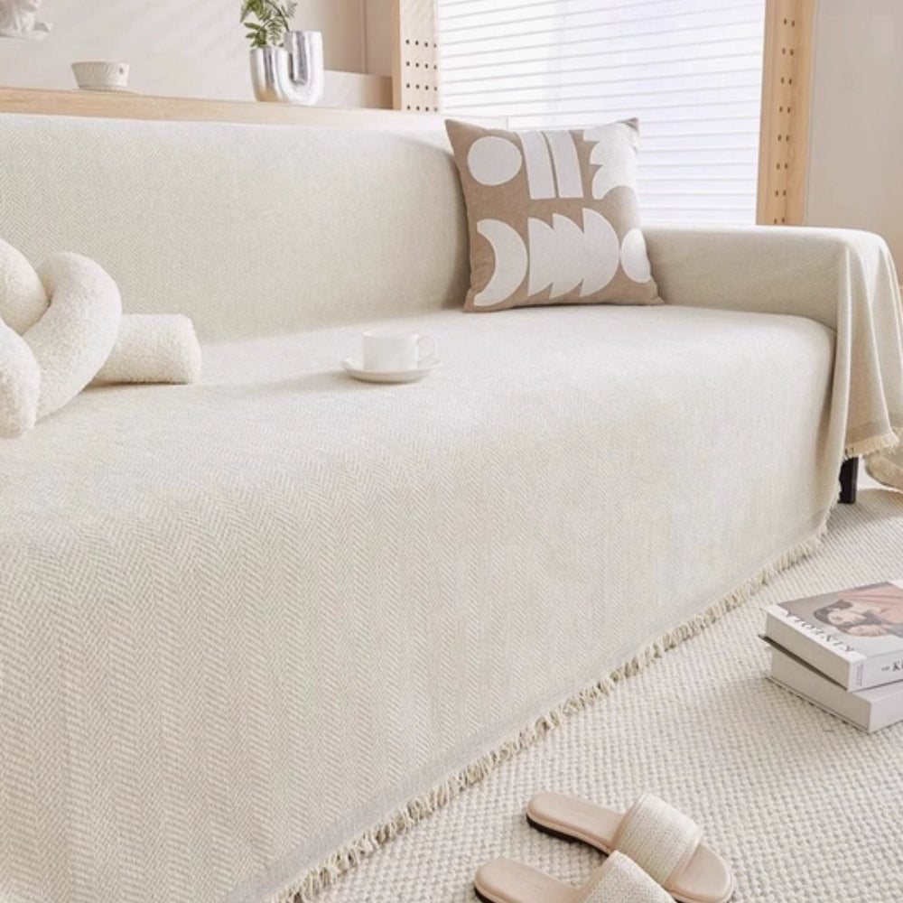 Minimalist Waterproof Sofa Cover | Modern Style with Pet-Friendly Design