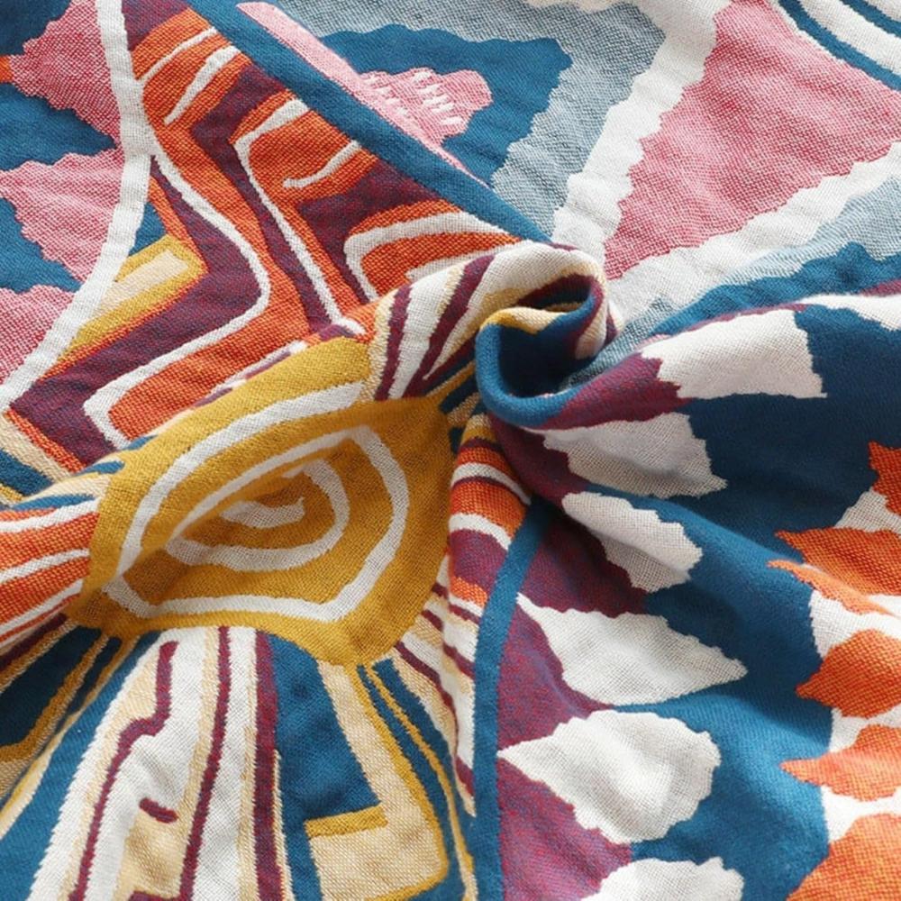 Sunburst Cotton Blanket | Lightweight All-Season Comfort