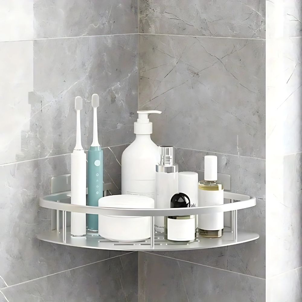 Aluminium Curve Shower Caddy | Rustproof, Durable & Modern