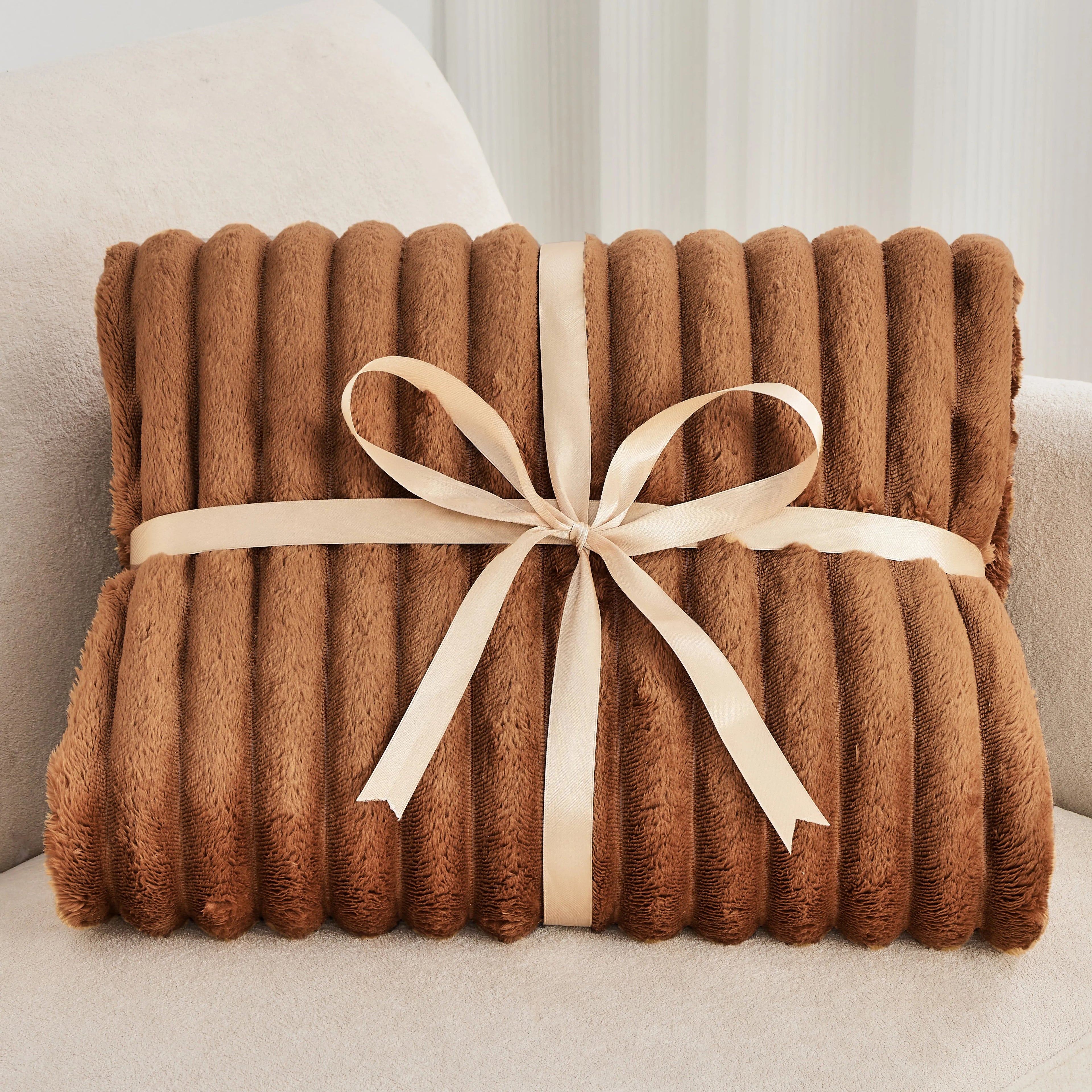 Soft Fleece Blanket Ultra Cozy Large Throw