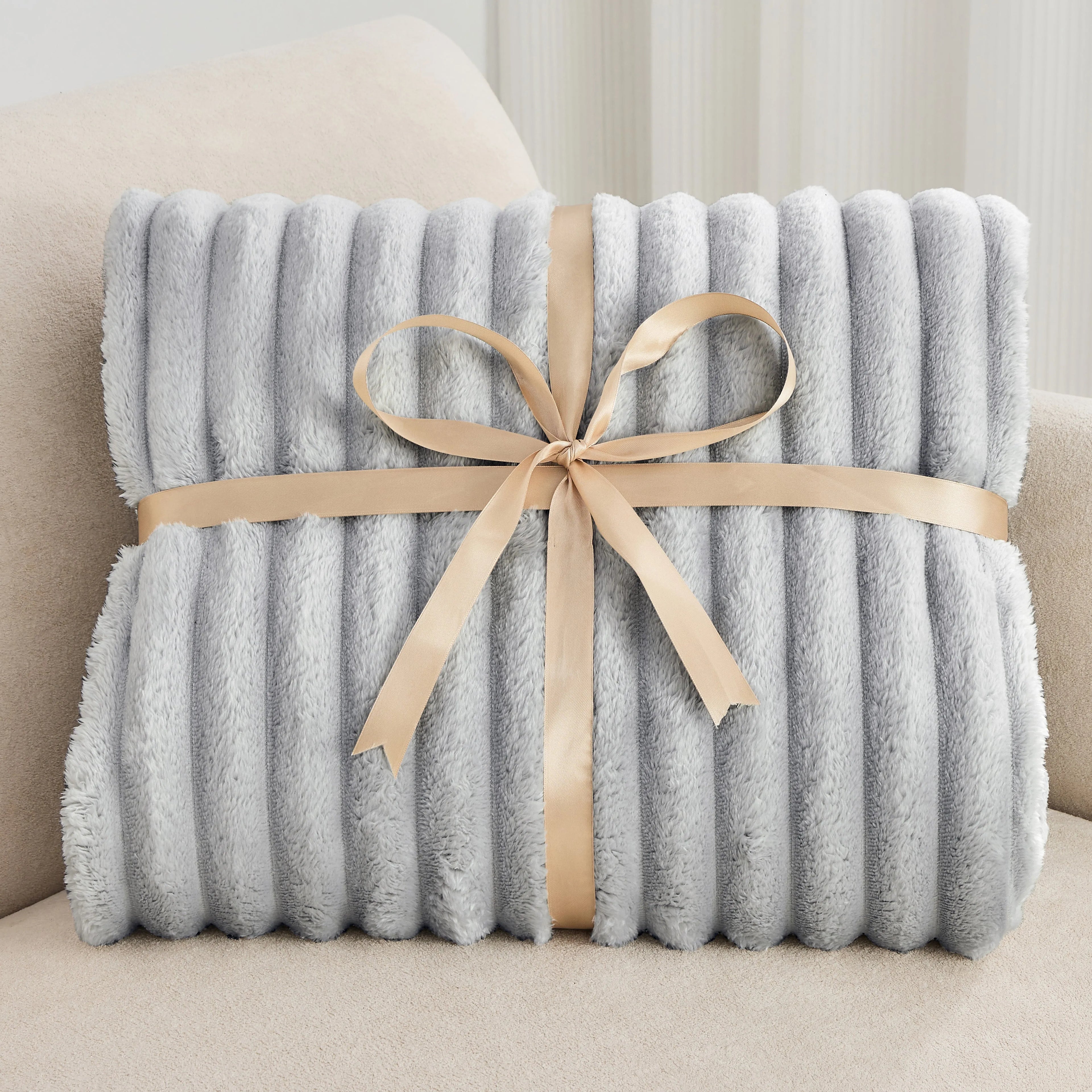 Soft Fleece Blanket Ultra Cozy Large Throw