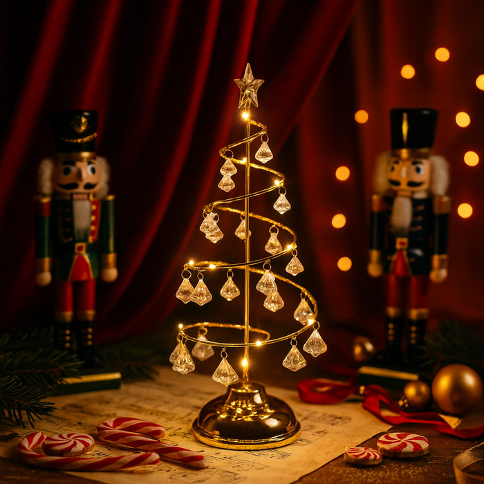 Charming Christmas Tree | Elegant Golden Glow Holiday Decor