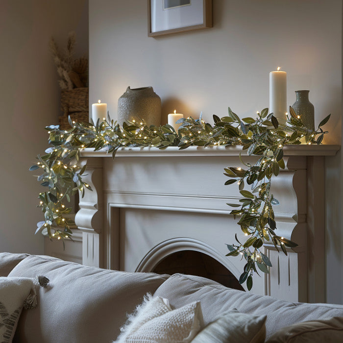 Fairy Light Olive Vine | Soft Glow for a Warm, Natural Home