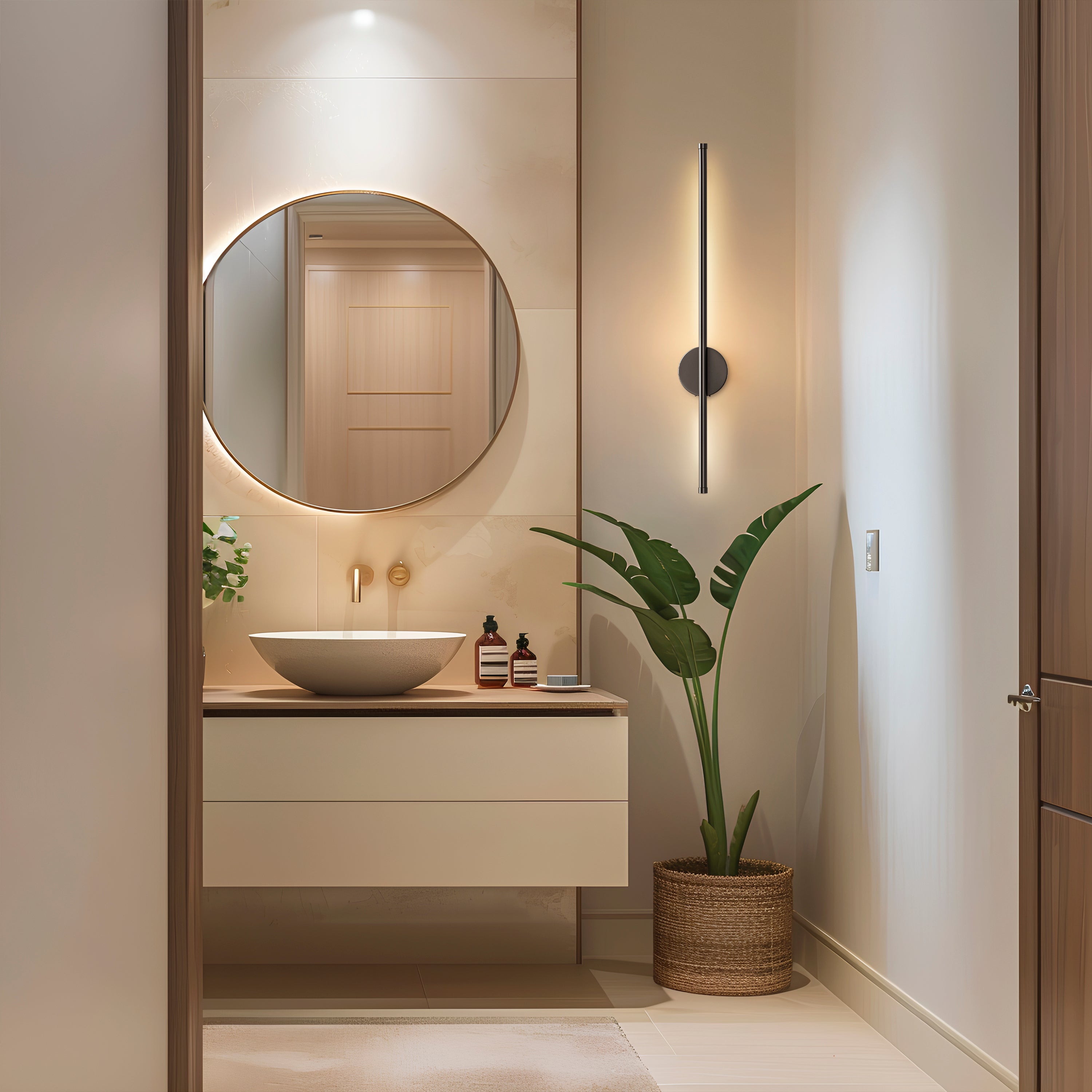 Wireless Modern Wall Lights | Rechargeable Cordless Wall Lamps (2 pcs)