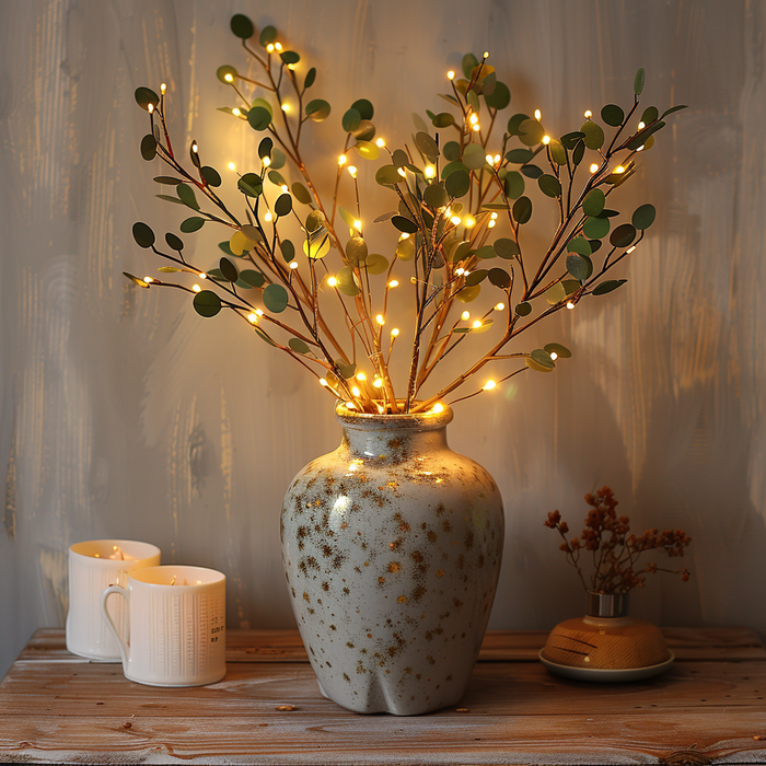 Fairy Light Olive Vine | Soft Glow for a Warm, Natural Home