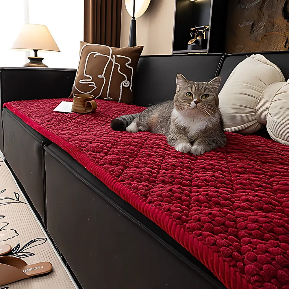 Pet-Proof Quilted Sofa Protector | Soft Textured Comfort and Style