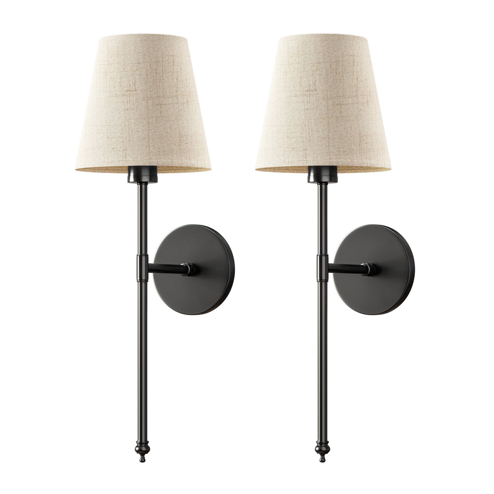 Wireless Sand Wall Sconces | Set of 2 Modern Lights