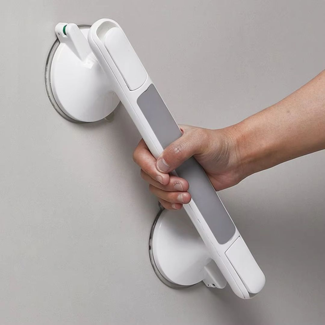 Shower Handle Grab Bar | Secure, Drill-Free Bathroom Support