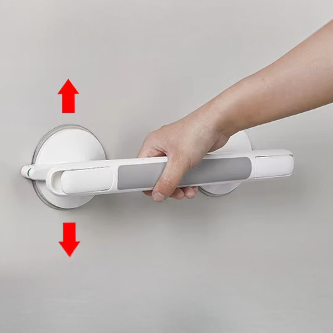 Shower Handle Grab Bar | Secure, Drill-Free Bathroom Support