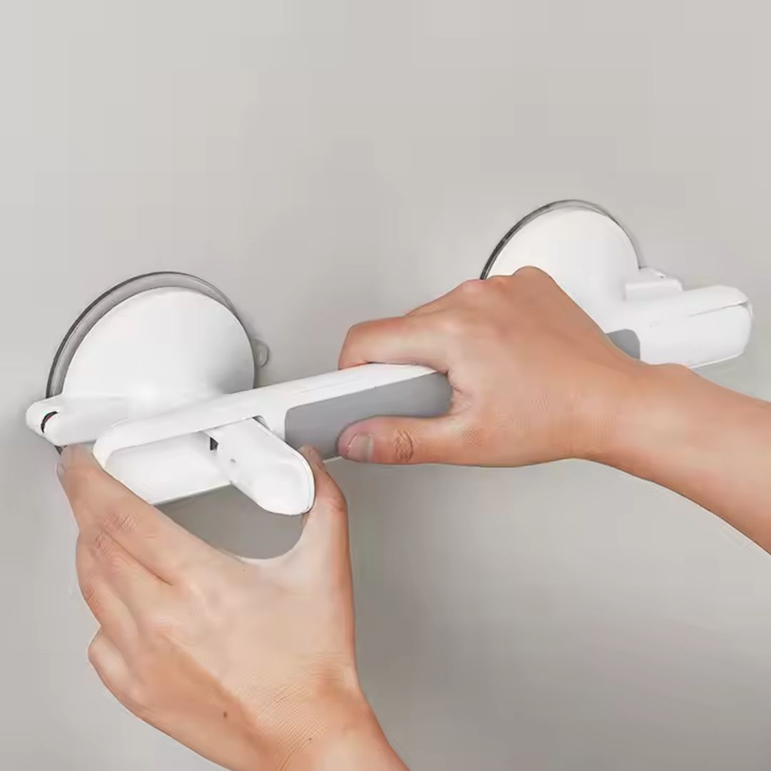 Shower Handle Grab Bar | Secure, Drill-Free Bathroom Support