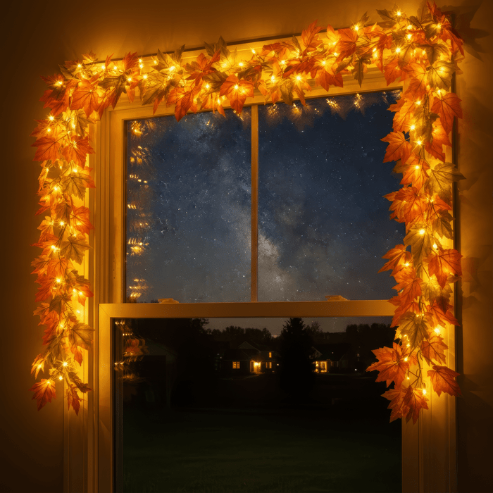 Autumn Glow Garland | Warm Fall Lights for Cozy Seasonal Decor